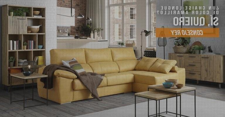 Review de sofá chaise longue amarillo