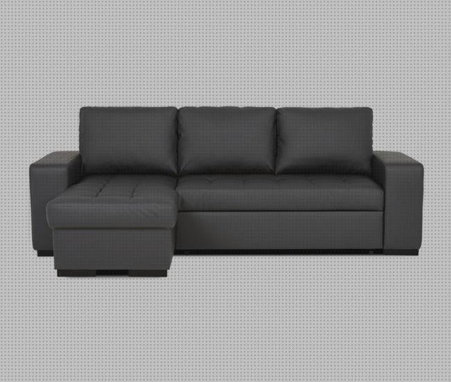 Las mejores marcas de polipiel chaise sofá chaise longue polipiel negro