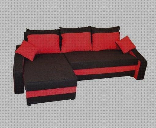 Los mejores 19 Sofás Chaise Longue Rojos Y Negros