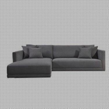 Las mejores tramas sofás chaise sofá chaise longue tela gris